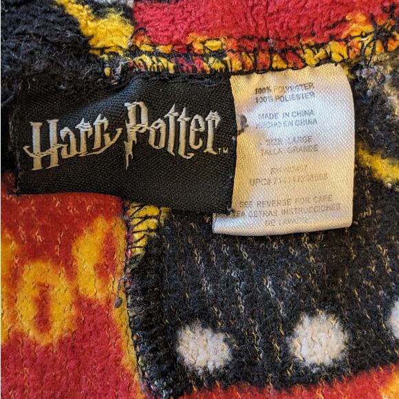 Harry Potter Fleece Pajama Pants Womens Large Lounge Sleep Bottoms Cozy Hogwarts - Picture 2 of 10
